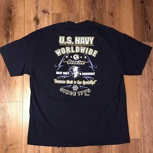 Early 2000’s U.S. Navy Dark Blue T-Shirt